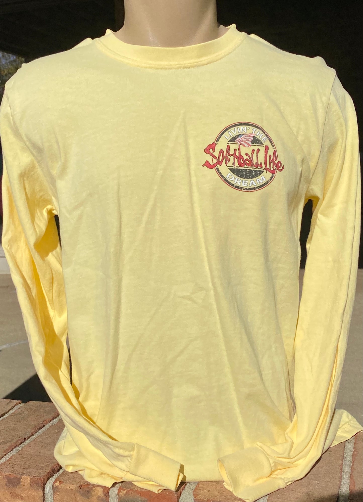 Softball Life Livin' the Dream Long Sleeve Tee