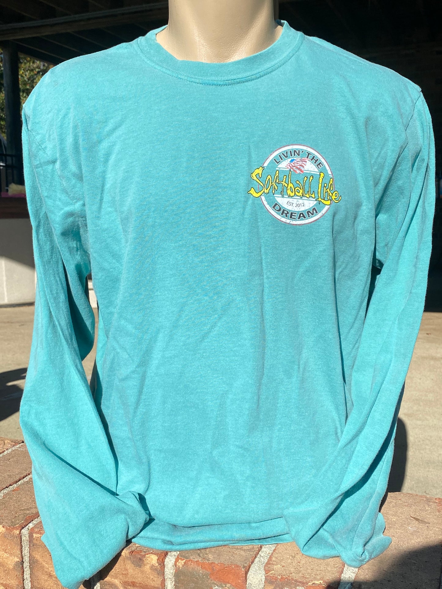 Softball Life Livin' the Dream Long Sleeve Tee