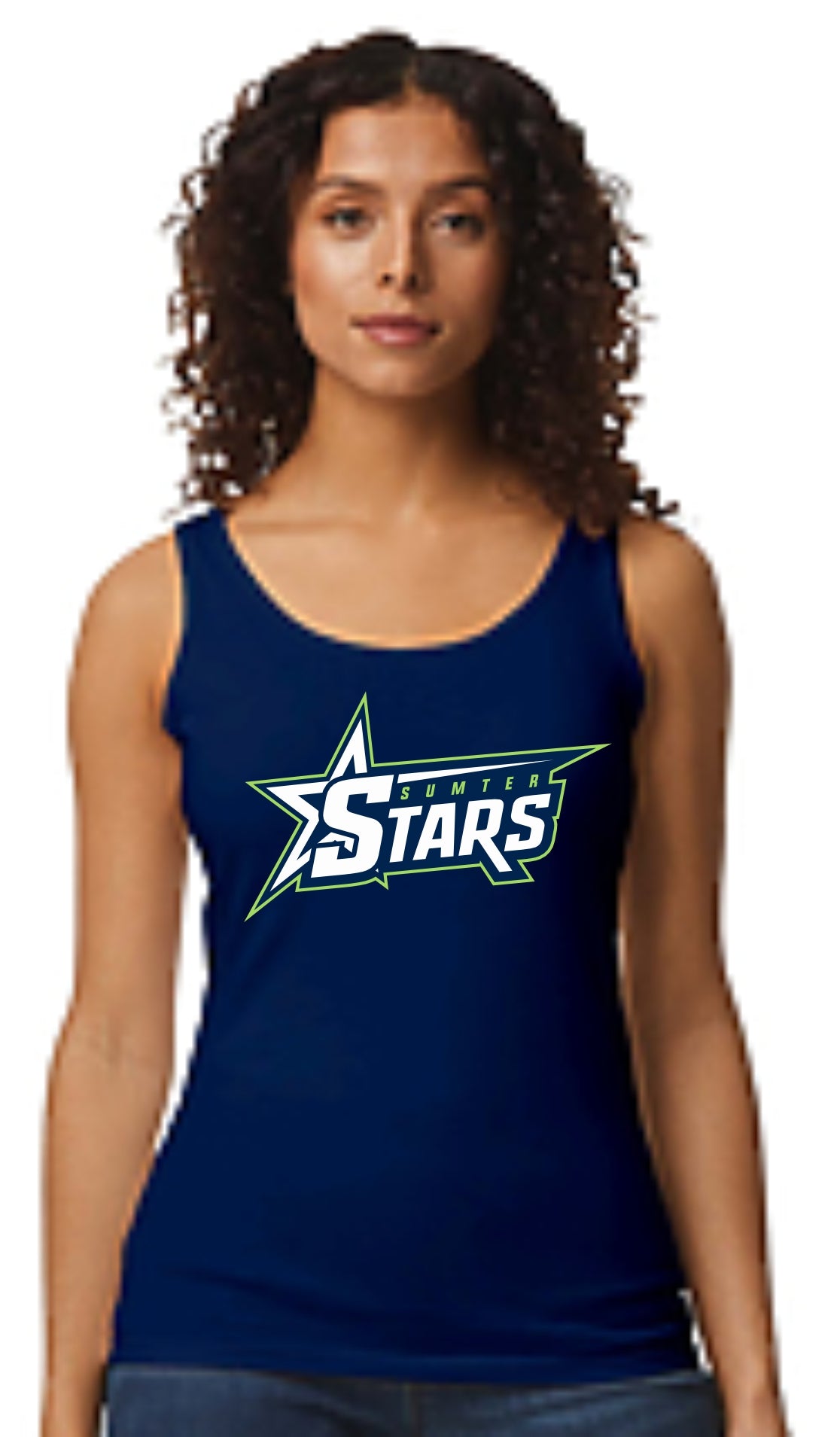 Sumter Stars Semi Fitted Tank Top (Gildan 64200L)