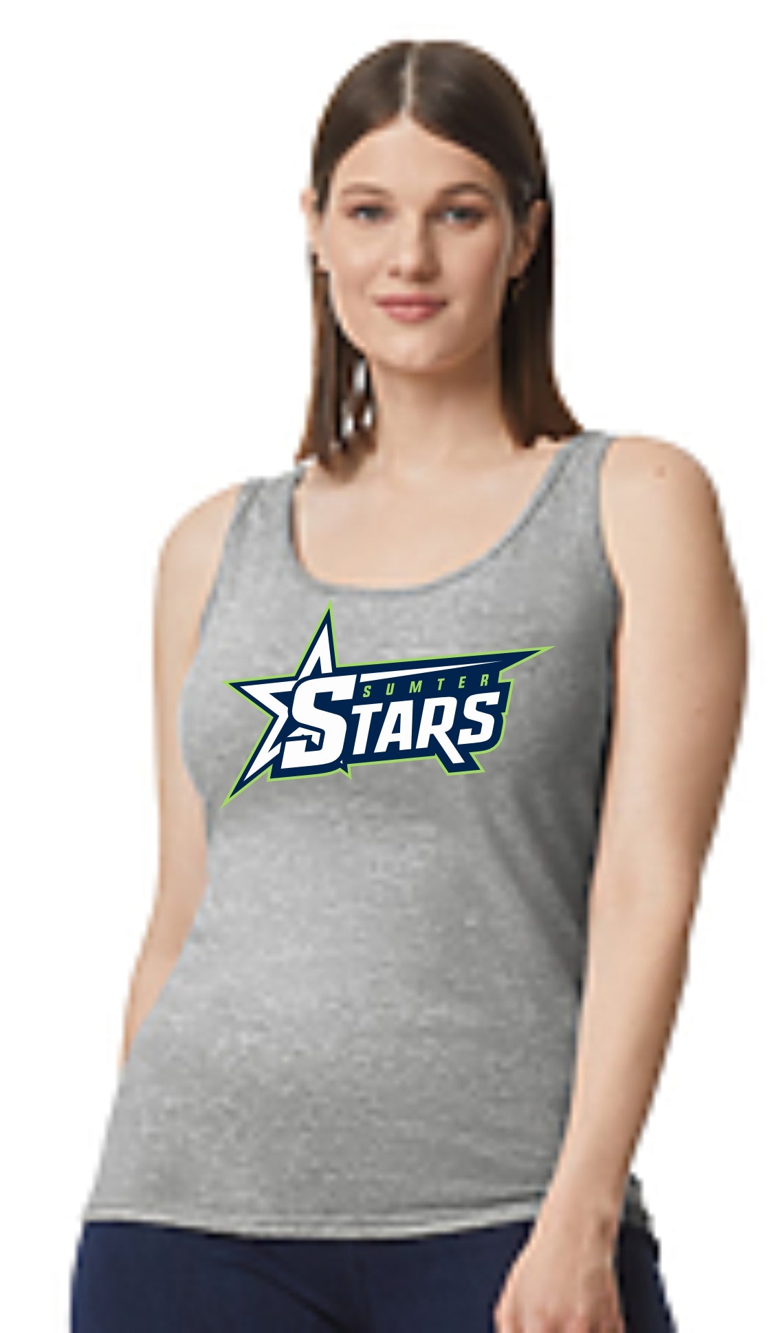 Sumter Stars Semi Fitted Tank Top (Gildan 64200L)